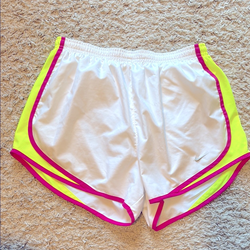 Nike White Tempo Short